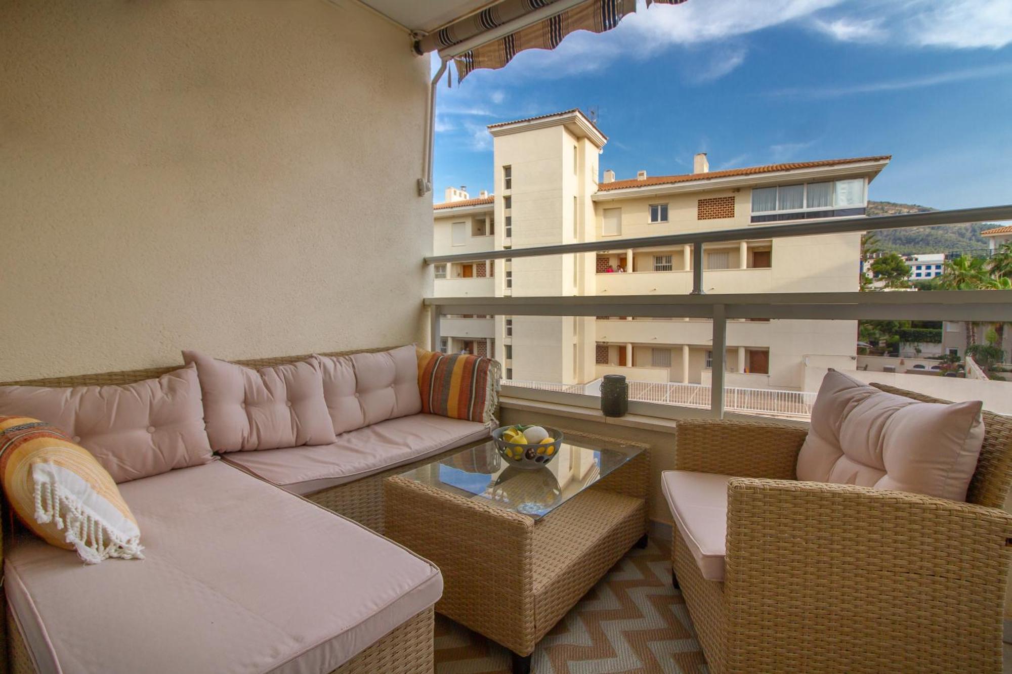 Luminoso Y Acogedor Apartamento En Albir El Albir Kültér fotó